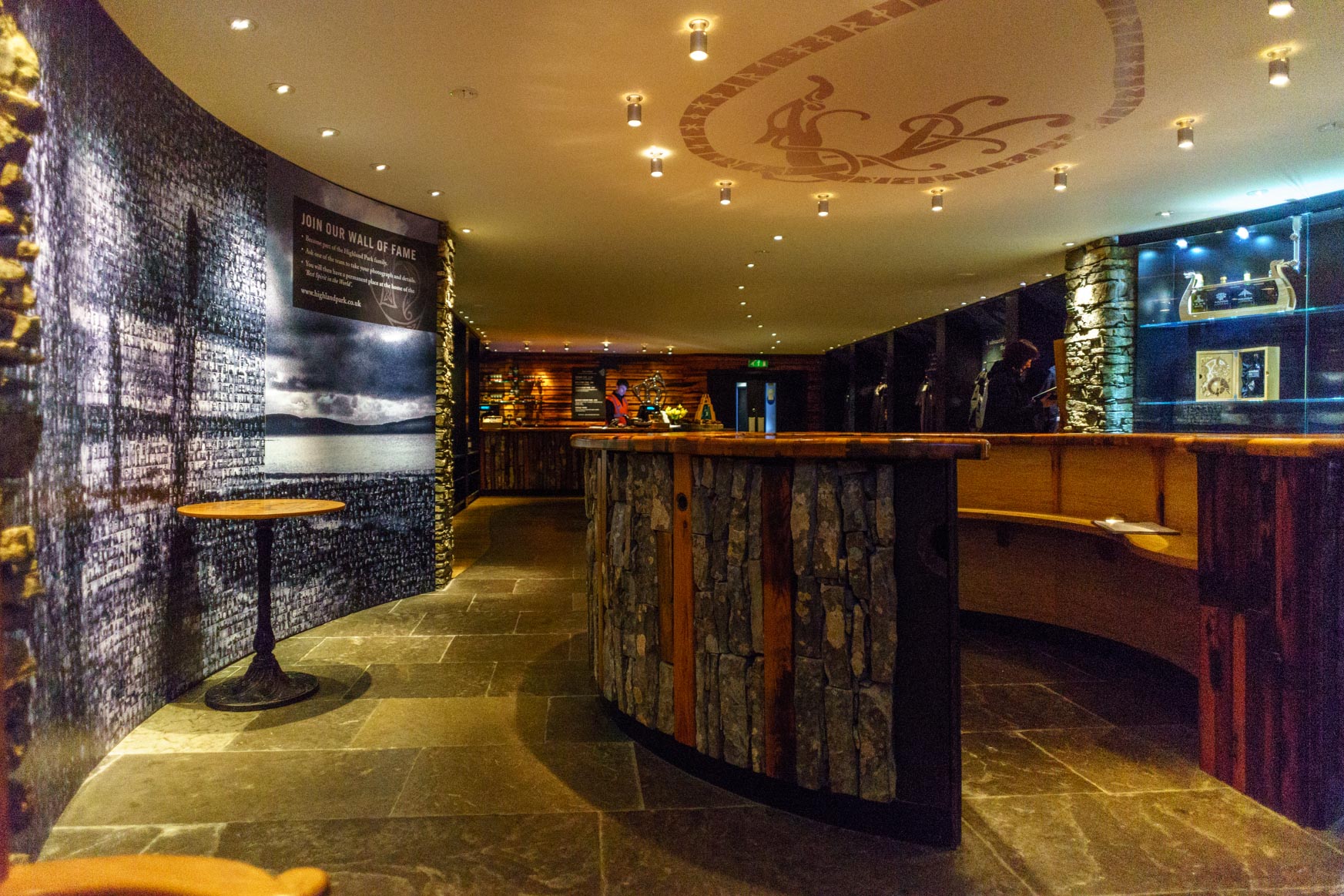 Whiskyprobe im Visitor Center