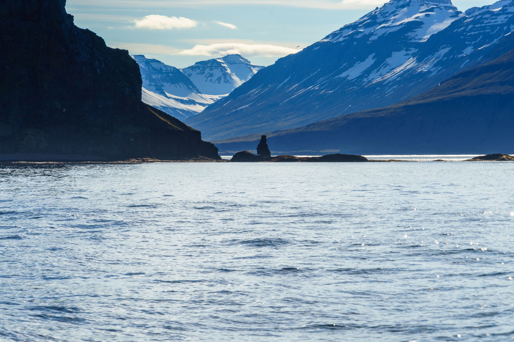 Einfahrt in den Norðfjörður