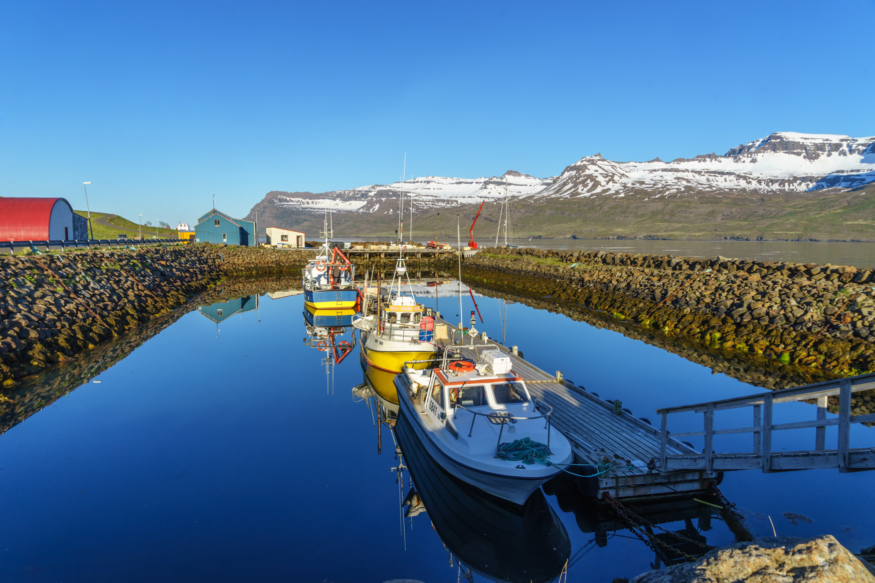 Hafen von Mjóifjörður - zu klein für uns