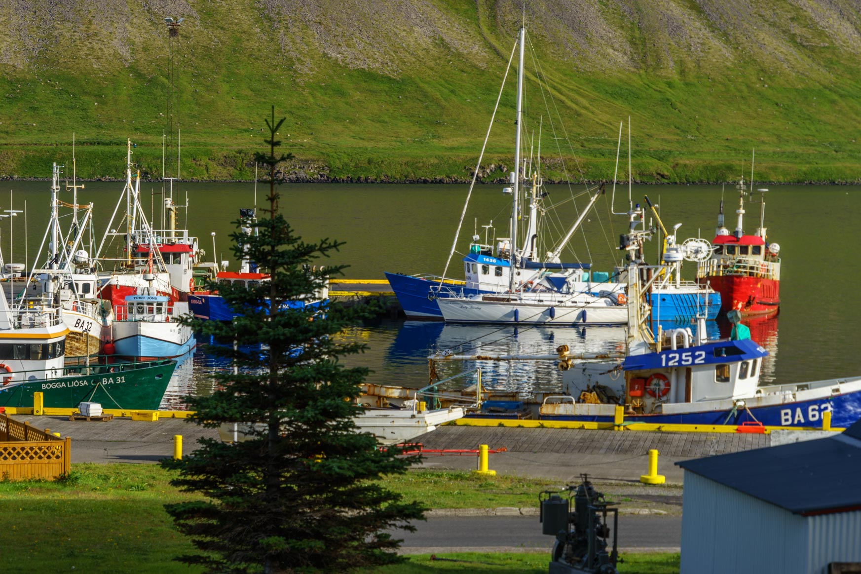 Längsseits am Fischer in Bíldudalur