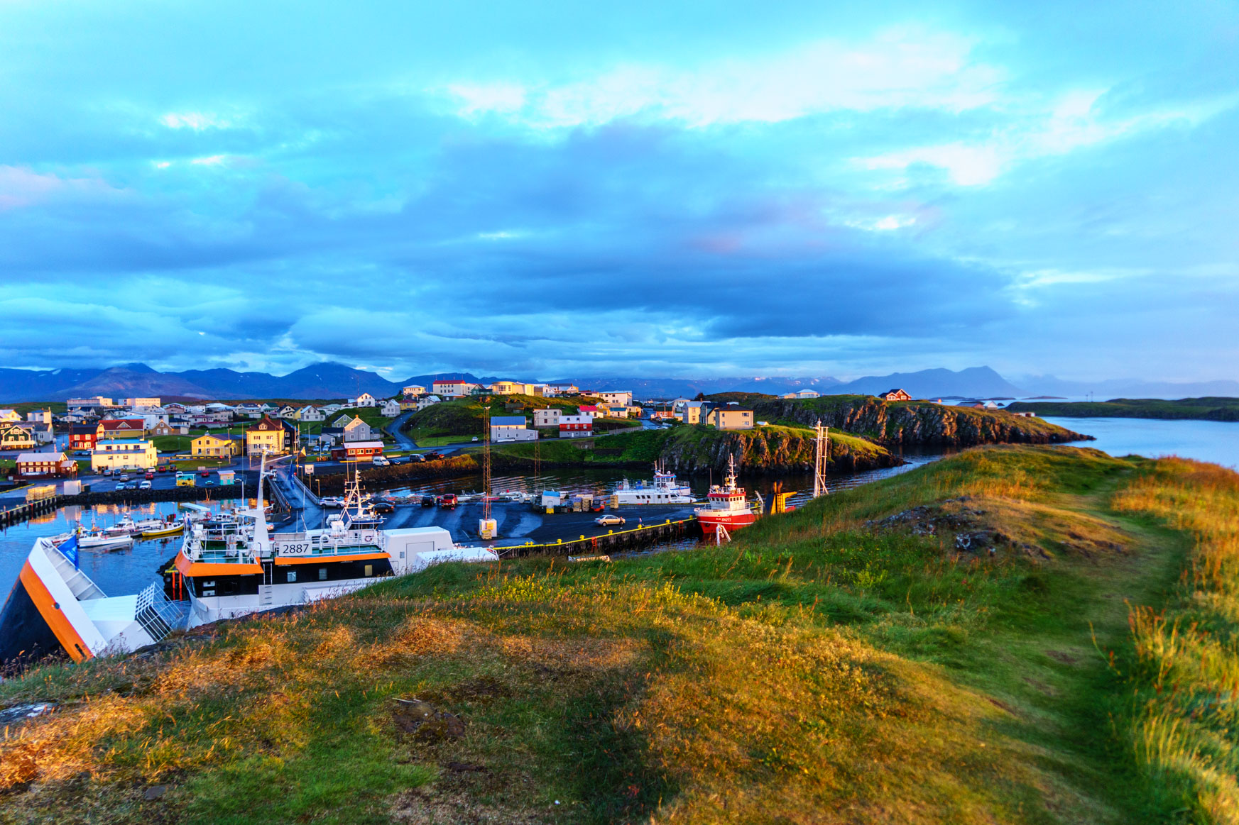 Hafen in der Abendsonne