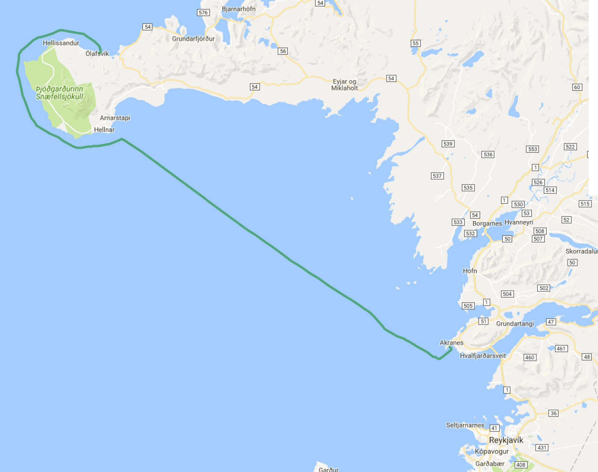Olafsvík - Akranes