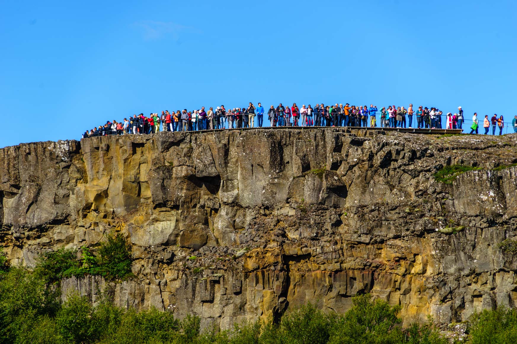 Aussichtspunkt in Þingvellir