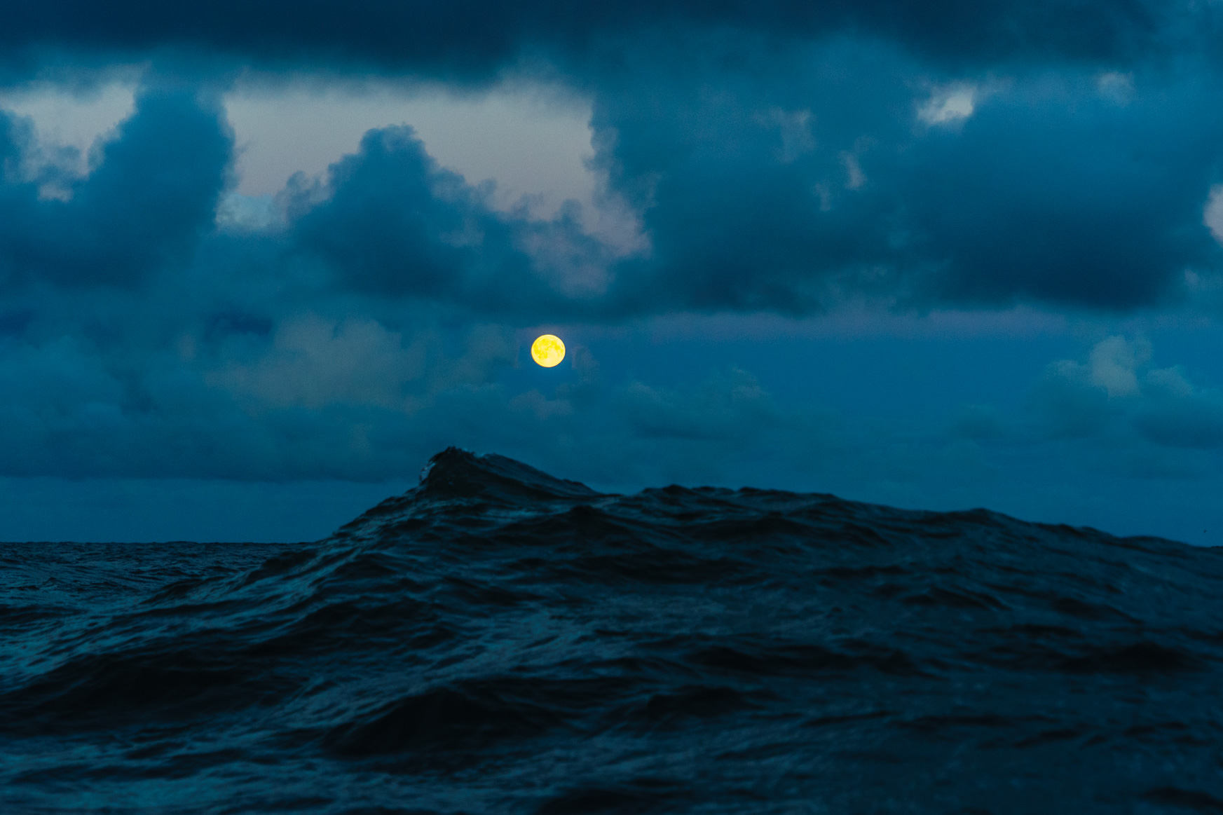 Vollmond auf See