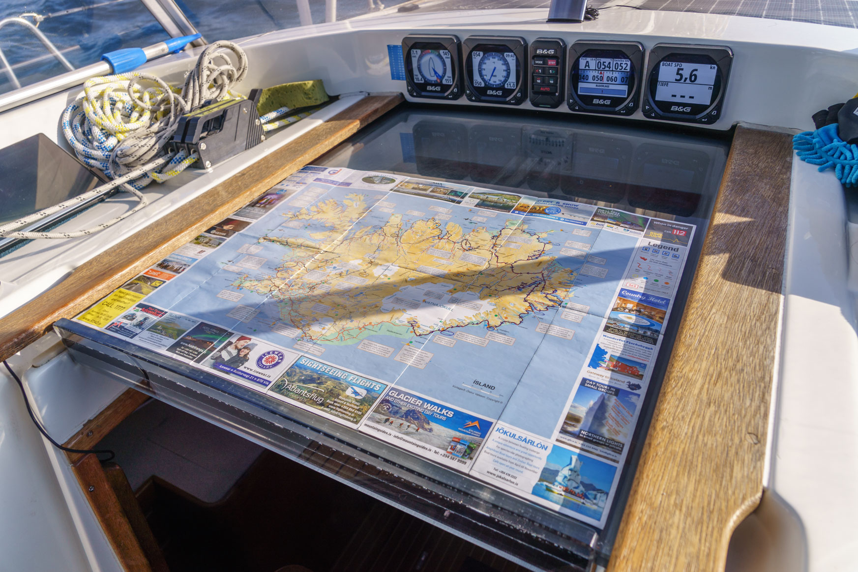 Heute mal Navigation mit Landkarte