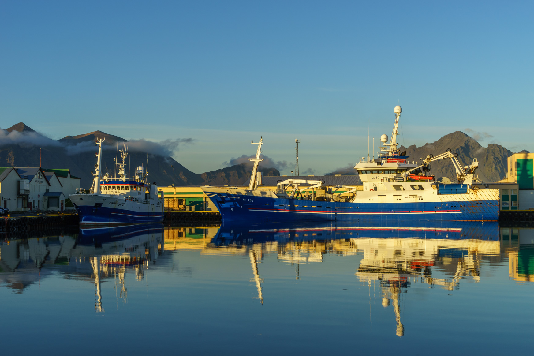 Hafen in der Abendsonne