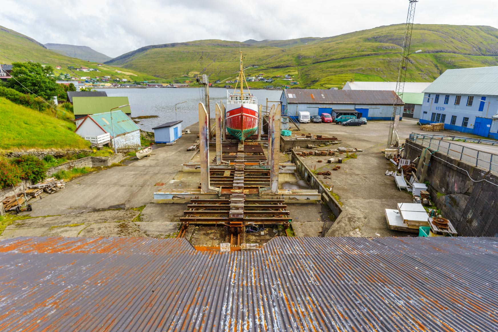 Kleine Werft in Vestmanna
