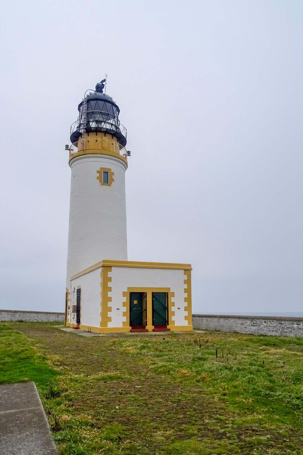 Ziel der Wanderung - Leuchtturm am Noup Head