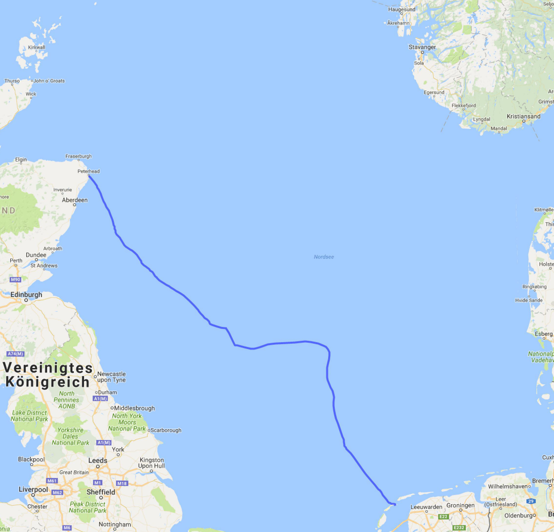 Peterhead - Vlieland